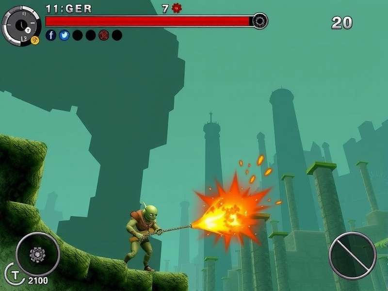Ginger Defender Colossus Gameplay Screenshot